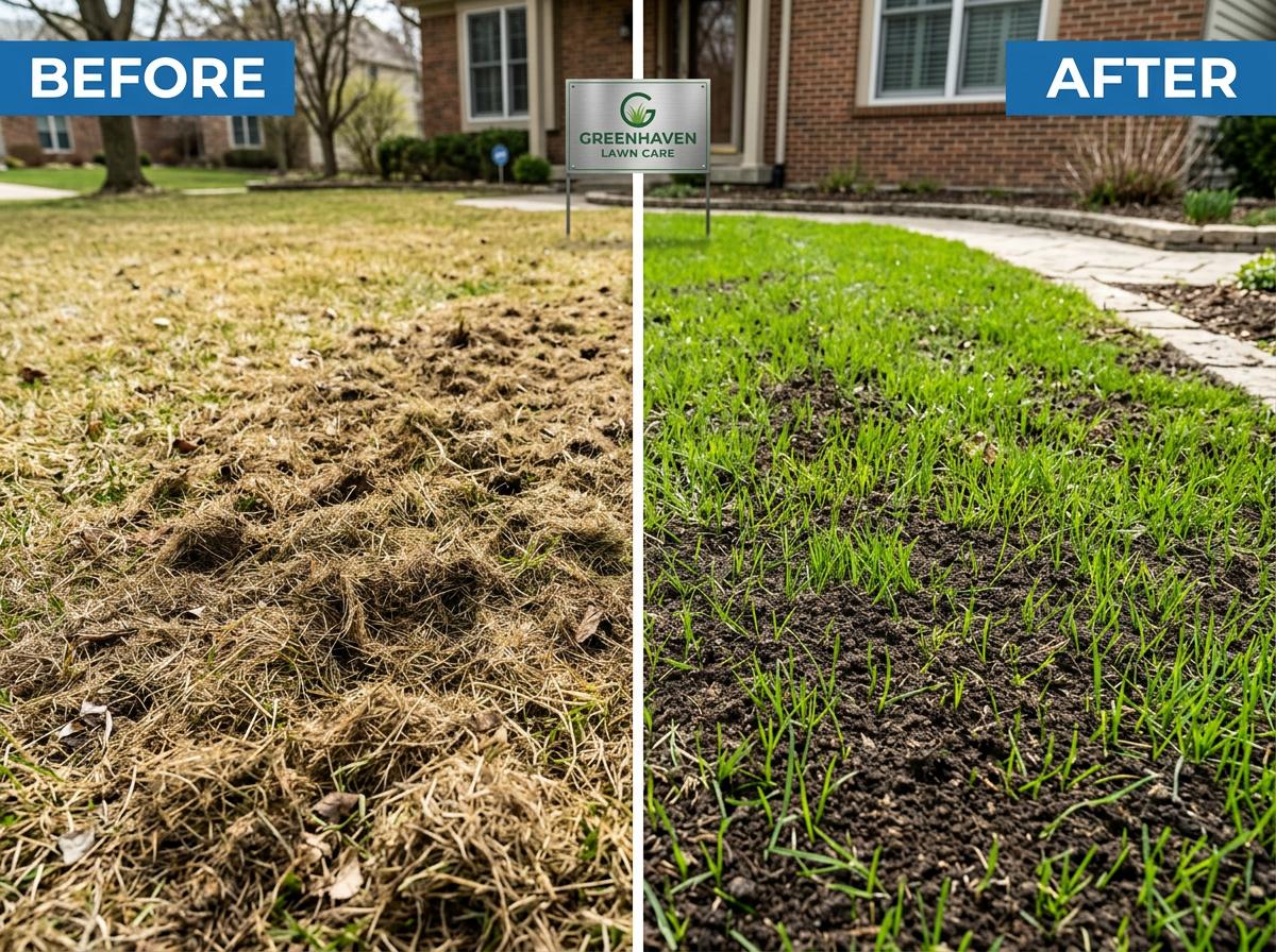 Power Raking Before & After
